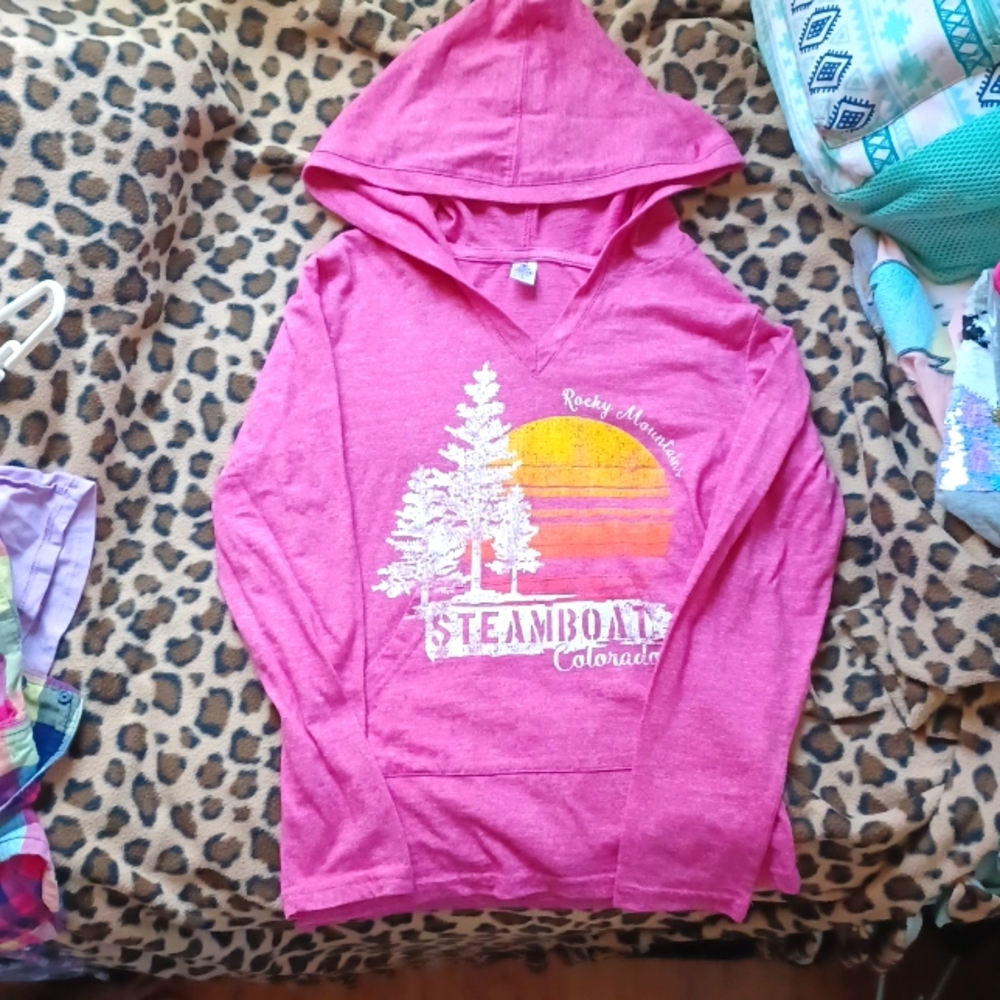 Long sleeve lightweight hoodie